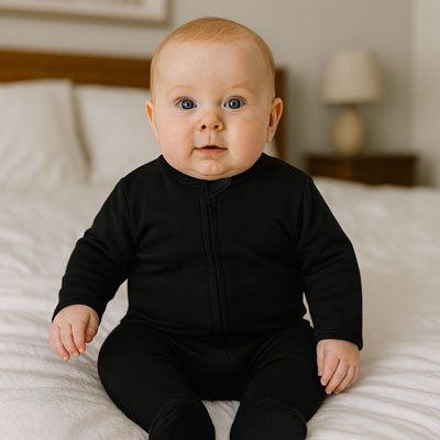 pyjama bebe assis couleur noir