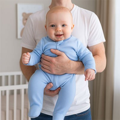 pyjama bebe bleu garcon