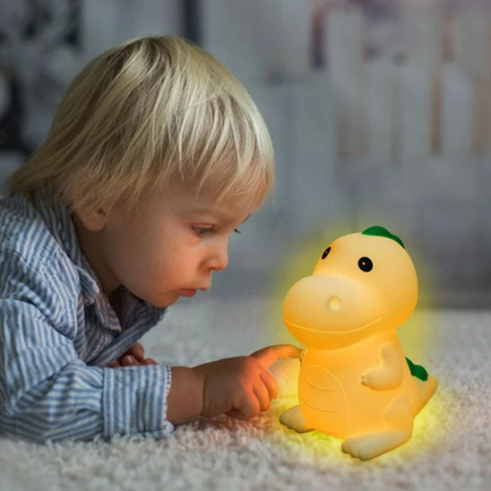 veilleuse bebe dinosaure toucher tactile