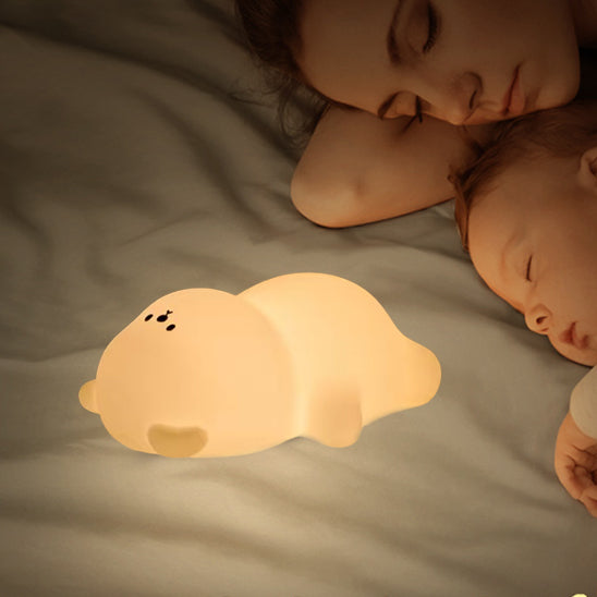 veilleuse bebe ourson maman enfant sommeil