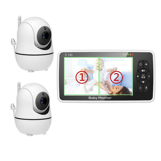 camera bebe double ecran