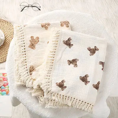 couverture bebe ourson sommeil