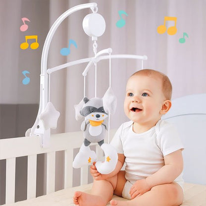 mobile bebe musical enfant sourire