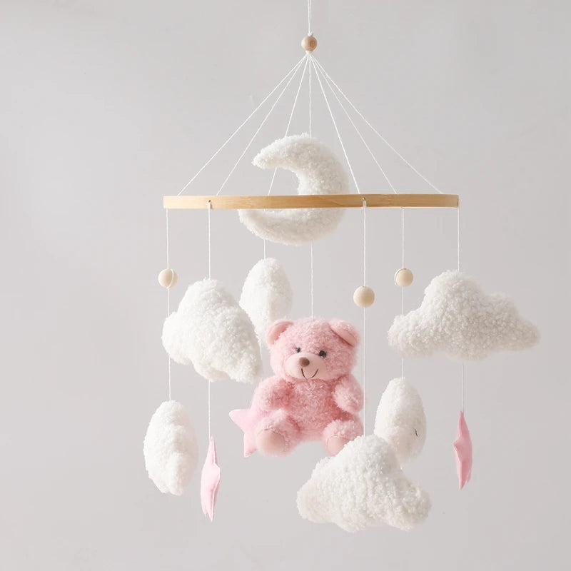mobile bebe ourson nuage lune