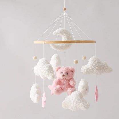 mobile bebe ourson nuage lune