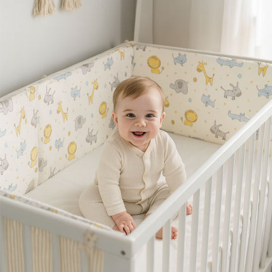 tour de lit bebe sourire bebe