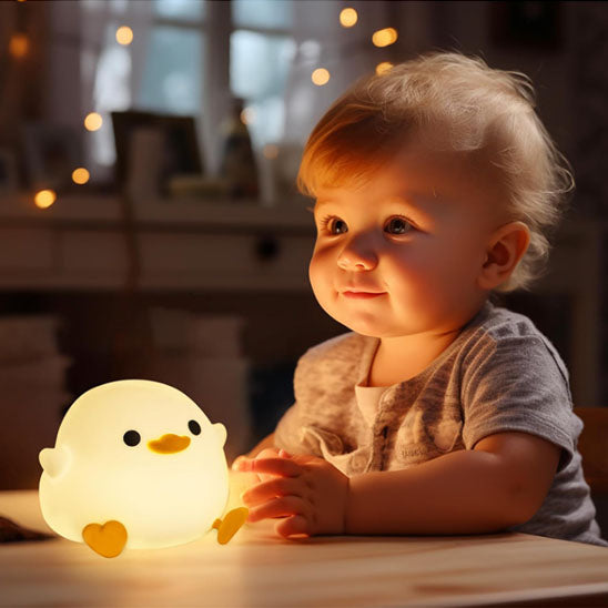 veilleuse bebe canard enfant