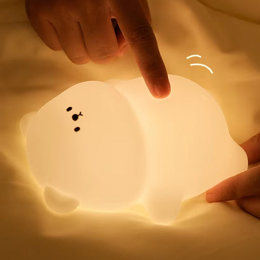 veilleuse bebe ourson lumiere tactile