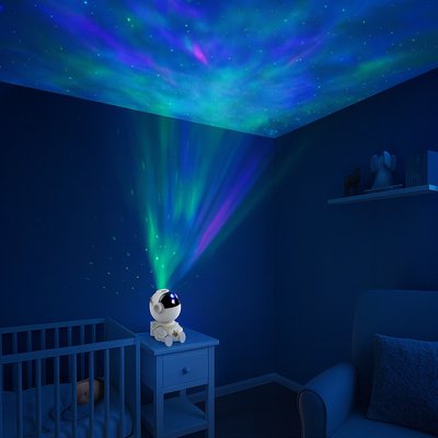 veilleuse bebe projection au plafond lumiere led