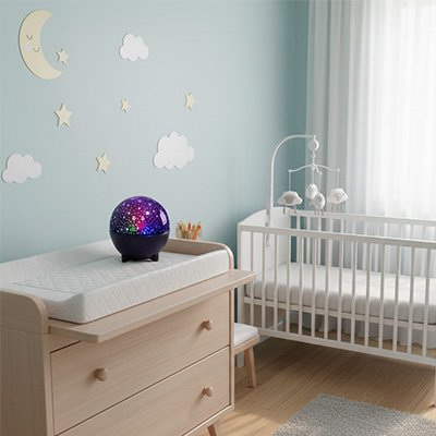 Veilleuse projection chambre enfant